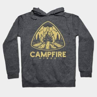 Campfire Vibes (dark version) by Ninepardon105 Hoodie
